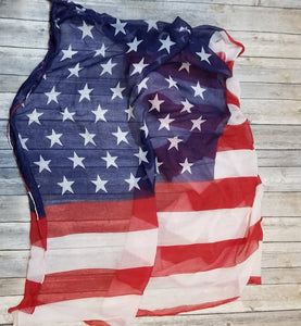 Fashion Scarf - Sheer American Pride