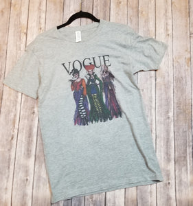 VOGUE Short Sleeve Graphic T-Shirt Featuring the Sanderson Sisters