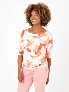 Dolman Tunic in Abstract Brush