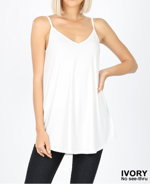 Reversible Cami in Ivory