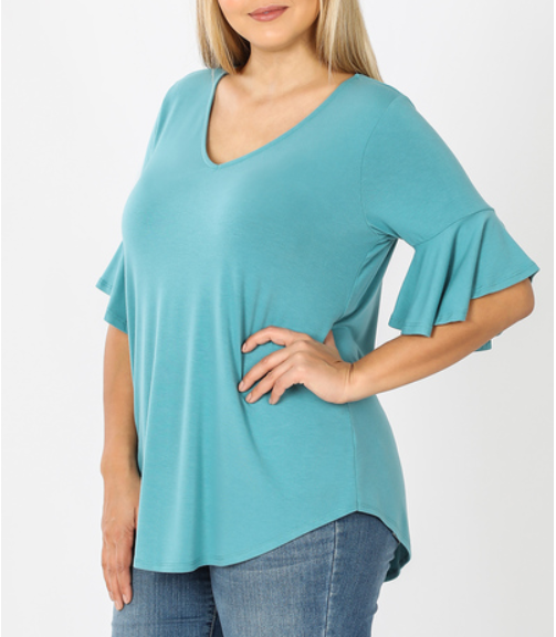 Frill Sleeve Top