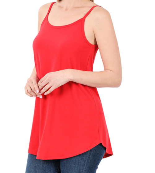 Reversible Cami in Ruby Red