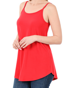 Reversible Cami in Ruby Red